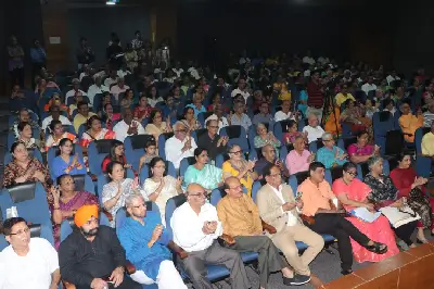 Ramkrishna Netralaya Sponsored the Jyeshthotsav event and Senior Citizens were felicitated by Dr Nitin Deshpande & Dr Suhas Deshpande.