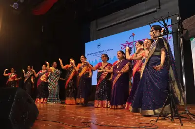 Ramkrishna Netralaya Sponsored the Jyeshthotsav event and Senior Citizens were felicitated by Dr Nitin Deshpande & Dr Suhas Deshpande.