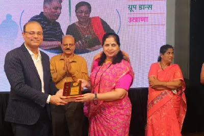 Ramkrishna Netralaya Sponsored the Jyeshthotsav event and Senior Citizens were felicitated by Dr Nitin Deshpande & Dr Suhas Deshpande.