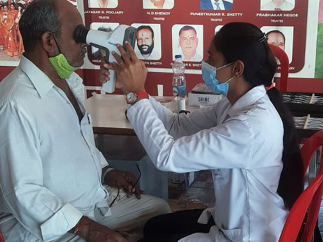 19 MARCH 2022 FREE EYE CHECK UP CAMP AT SEAWOODSSHANI MANDIR 